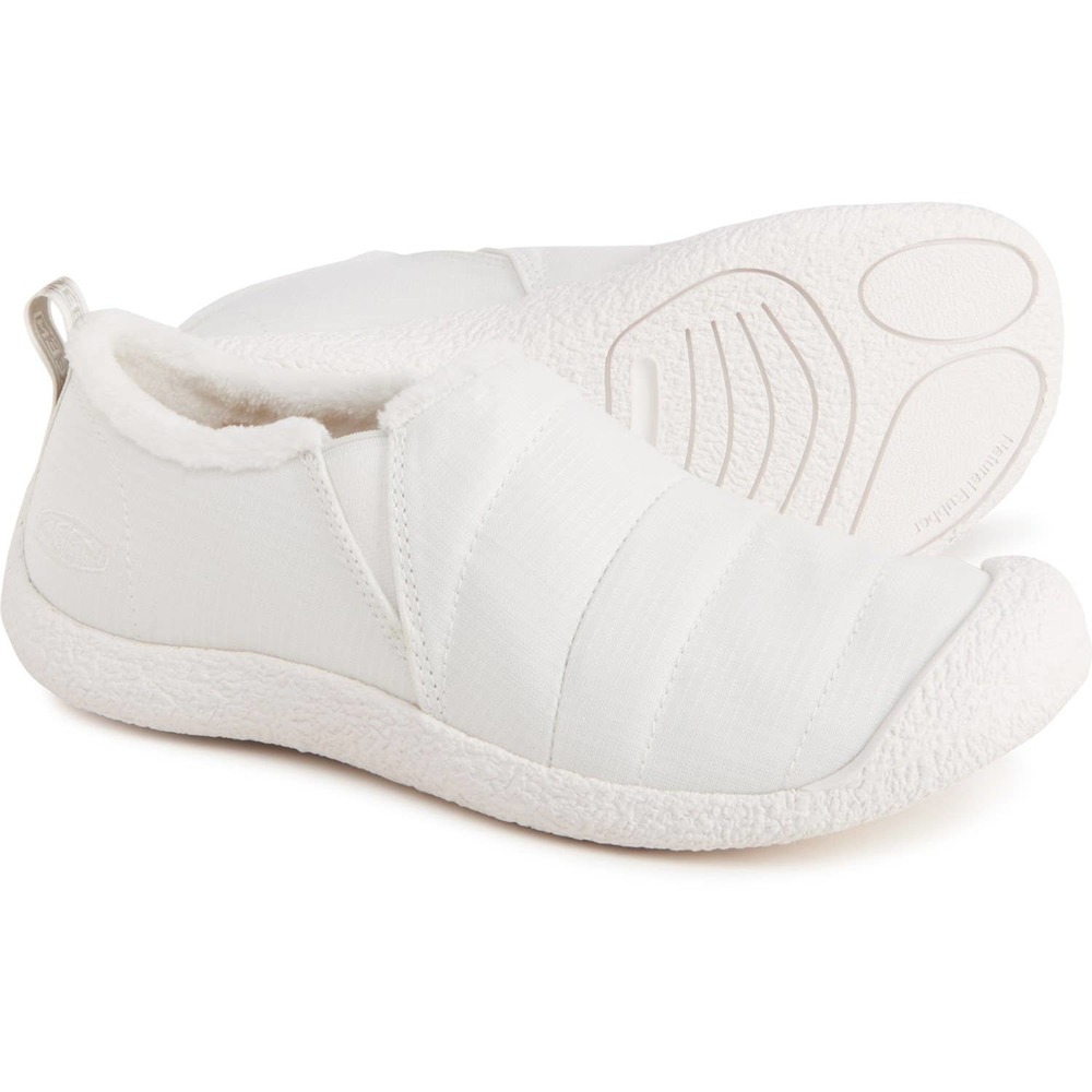 Keen Women's White Quilted Slip-On Casual Sneakers